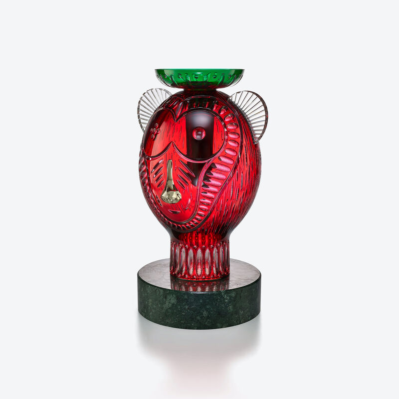 Baccarat Sculpture Singe Faunacrystopolis