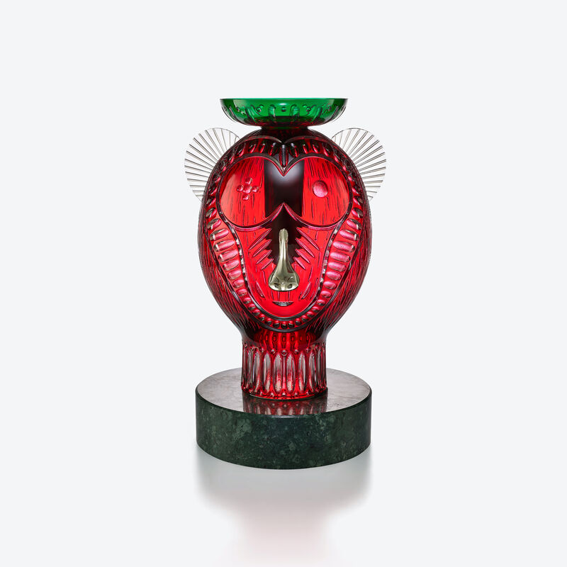 baccarat Sculpture Singe Faunacrystopolis