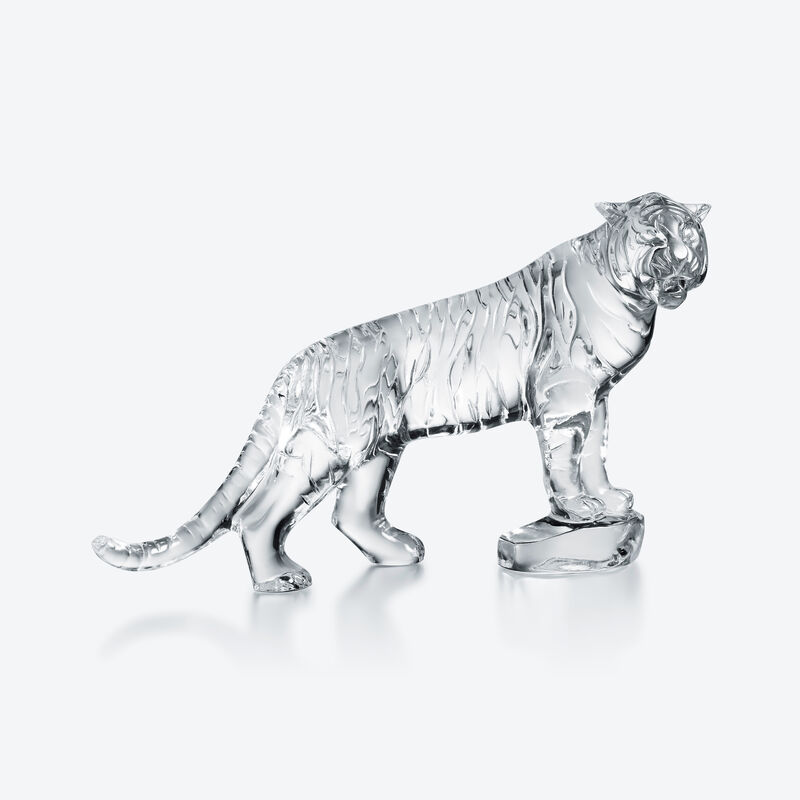 baccarat Sculpture Tigre du Bengale Rugissant