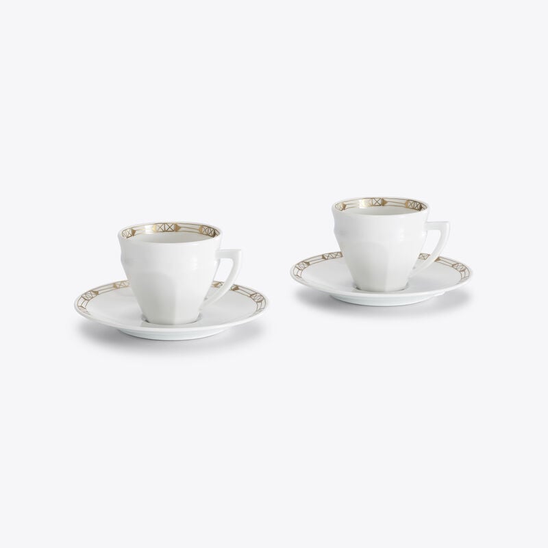 baccarat Tasses et Soucoupes à café Talleyrand