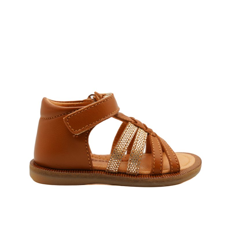 Babybotte Tourbillon velcro cognac