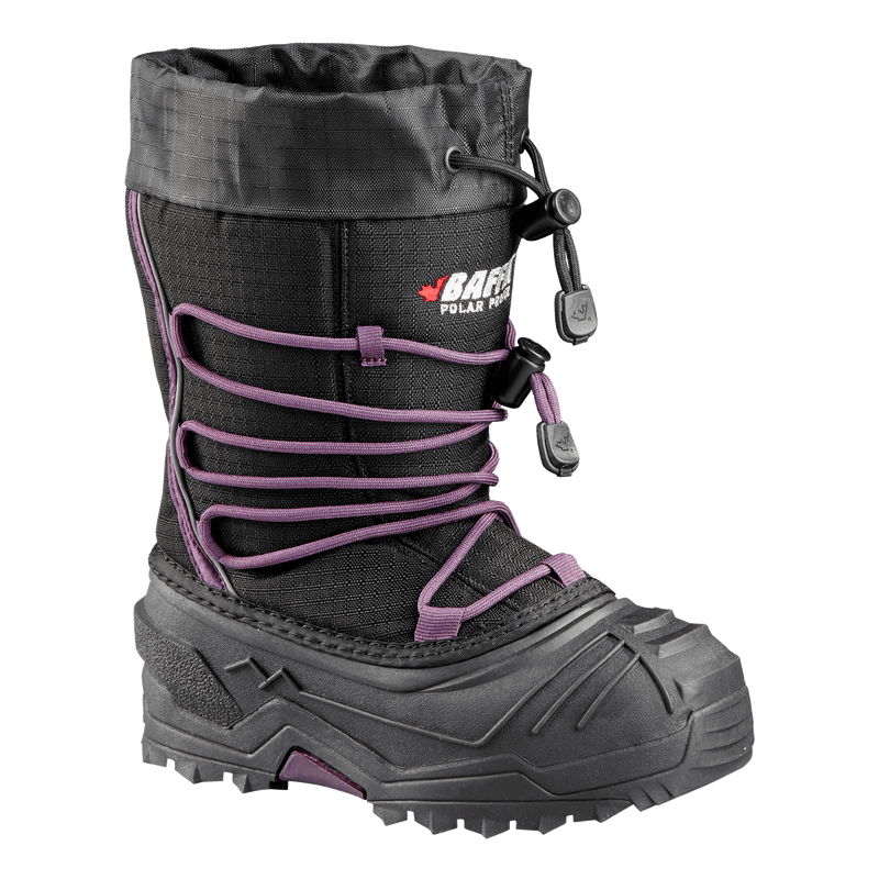 baffin YOUNG SNOGOOSE Noir/Prune Footwear