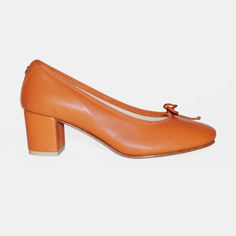 bagllerina Ballerines à talon Annette - Sofia Camel