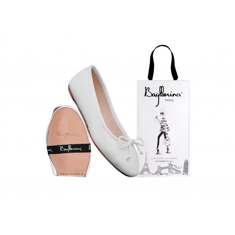Bagllerina Ballerines Pliables Blanches - Bagllerina