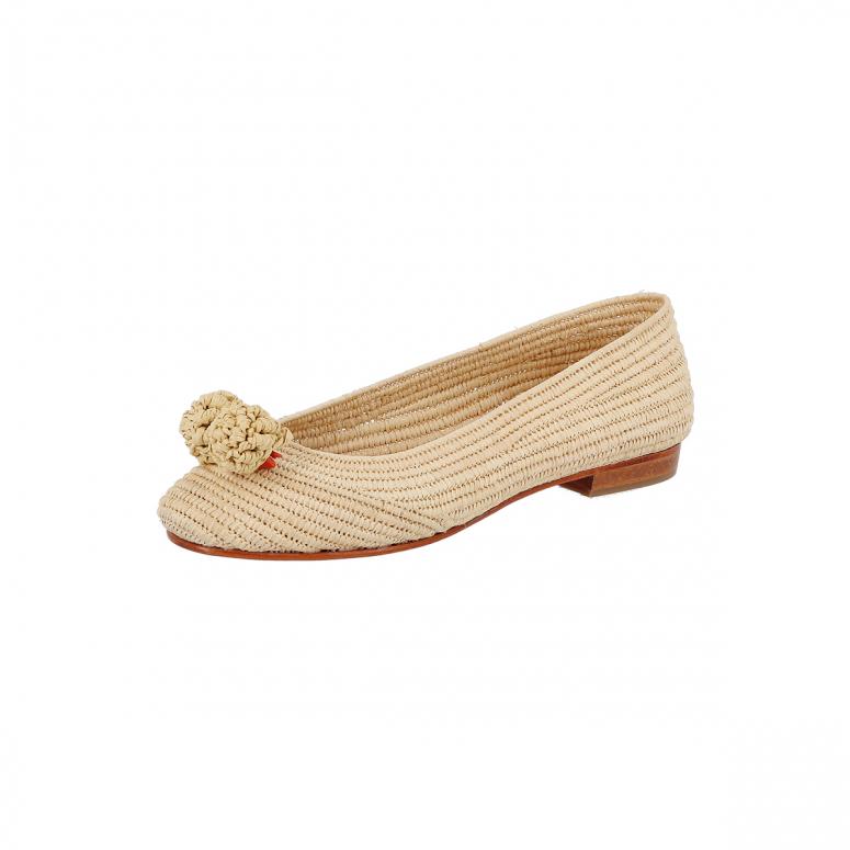 Bagllerina Ballerines Raphia Poisson - Bagllerina