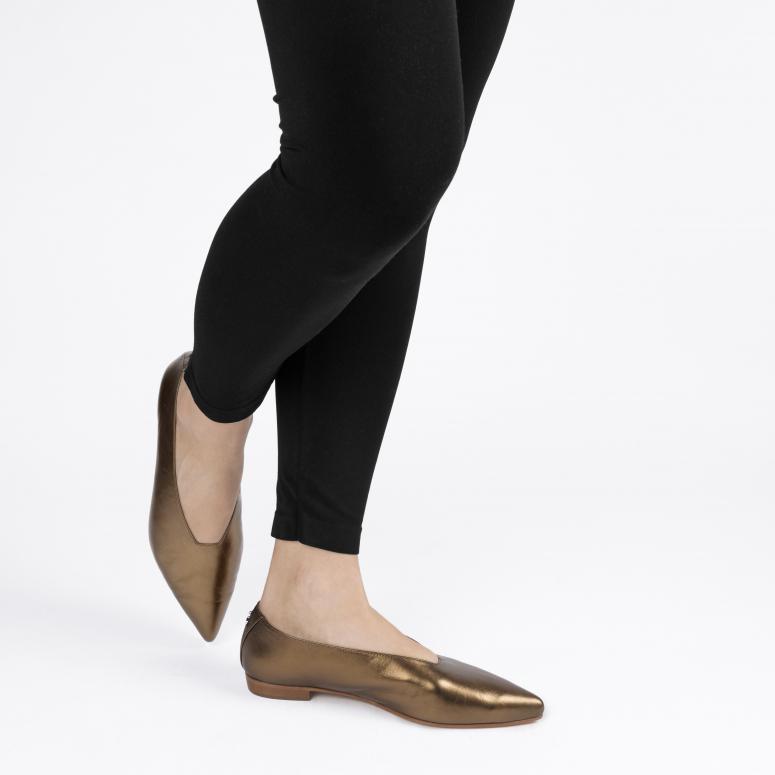 bagllerina Ballerines Charlize Cuir métallisé - Bagllerina bagllerina Ballerines Charlize Cuir métallisé - Bagllerina