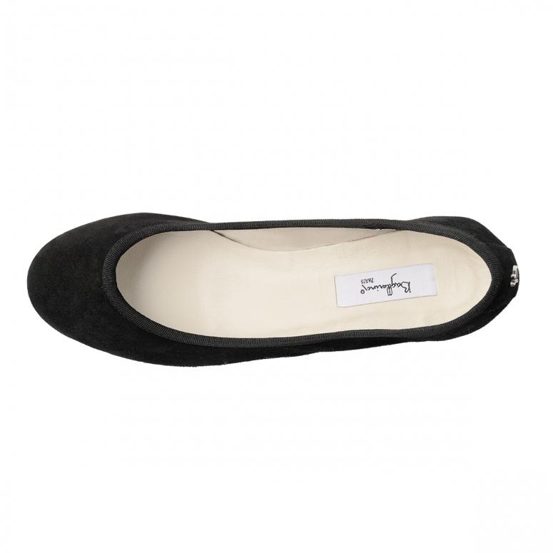 Bagllerina Ballerines Fleur Peau Velours - Bagllerina