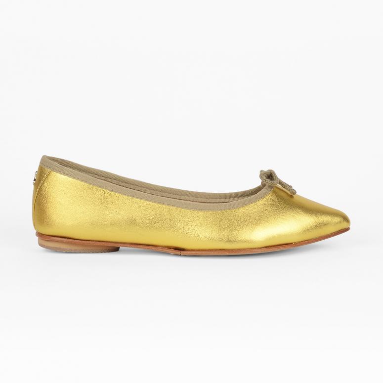 bagllerina Ballerines pliables à bout pointu Paris - Cisa Lame Oro