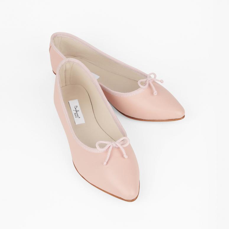 Bagllerina Ballerines Pliables à Bout Pointu Paris - Cuban Pink
