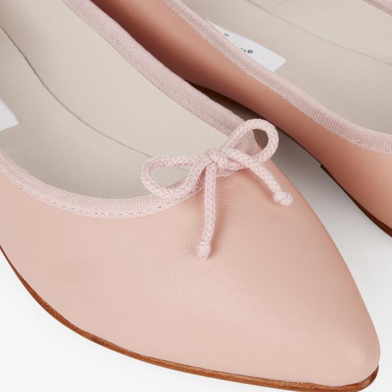 Bagllerina Ballerines Pliables à Bout Pointu Paris - Cuban Pink