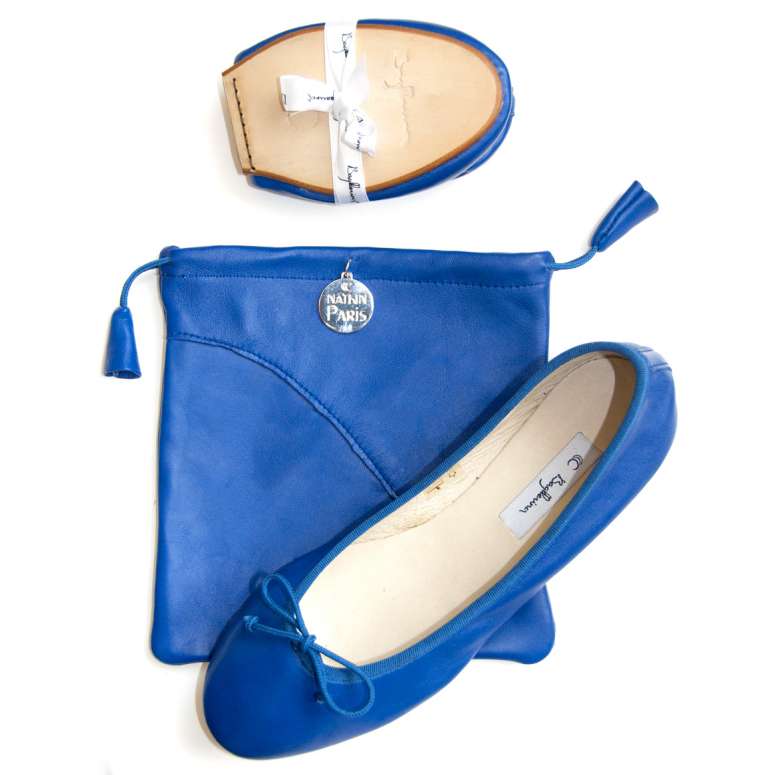 Bagllerina Ballerines Pliables Couleurs Plus - Pochette Cuir - Bagllerina