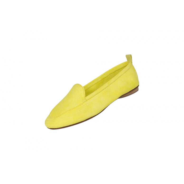 Bagllerina Mocassins Pliables Moka Voyage En Peau Velours - Bagllerina