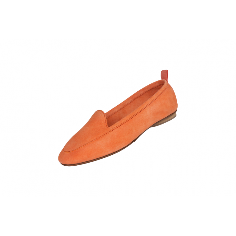 Bagllerina Mocassins Pliables Moka Voyage En Peau Velours - Bagllerina