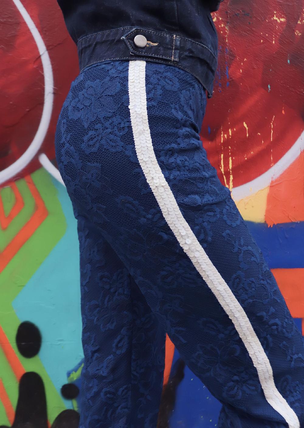 Balensi Pantalon Place Spark Bleu