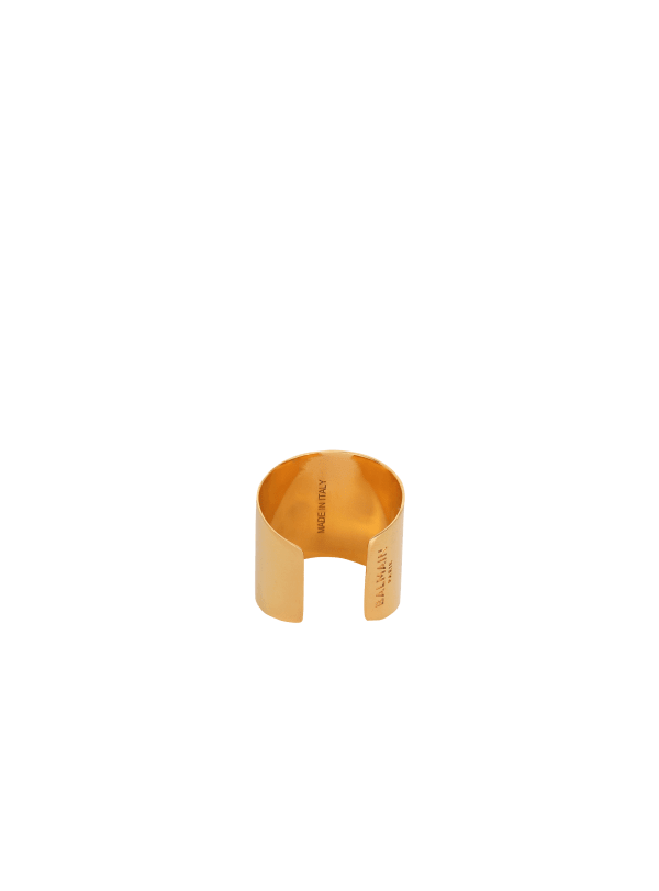 Balmain Paris Bague Tubular Or - Femme