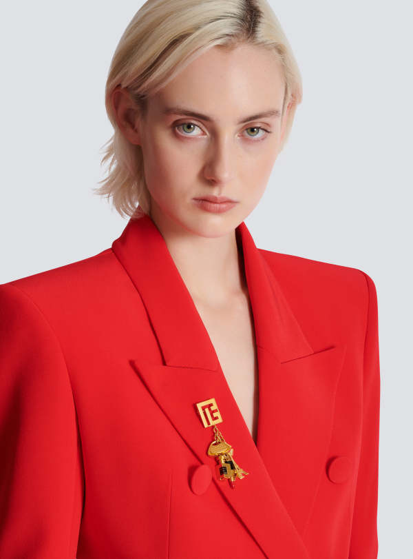 Balmain Paris Broche Beauty à Charms Or - Femme