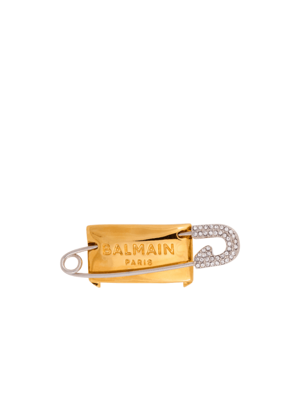 balmain paris Broche épingle à nourrice or - Femme