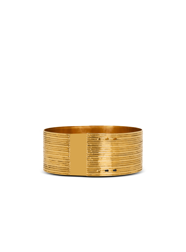 Balmain Paris Ceinture Parfum En Laiton Or - Femme