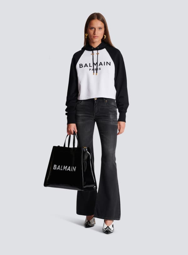 Balmain Paris Hoodie Balmain Paris Noir - Femme