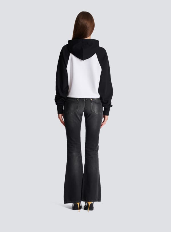 Balmain Paris Hoodie Balmain Paris Noir - Femme