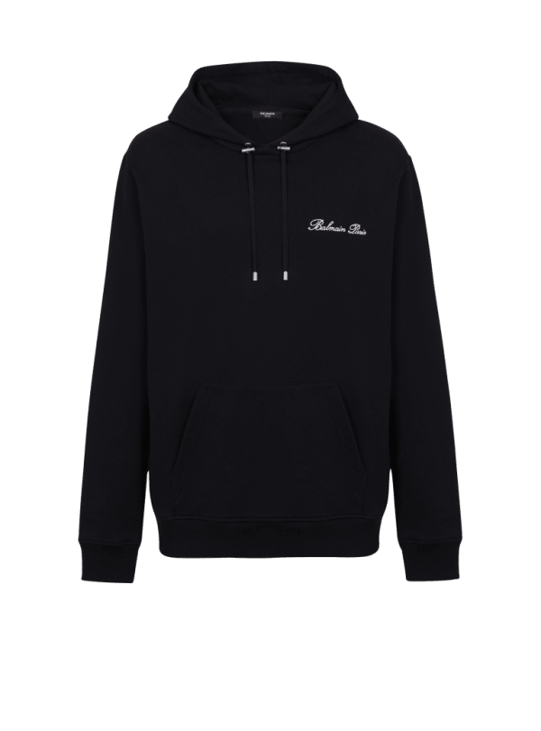 balmain paris Hoodie Balmain Signature noir - Homme