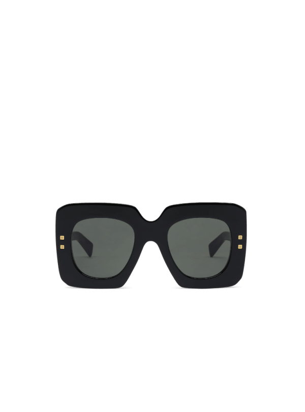 balmain paris Lunettes de soleil B-Bold noir - Femme