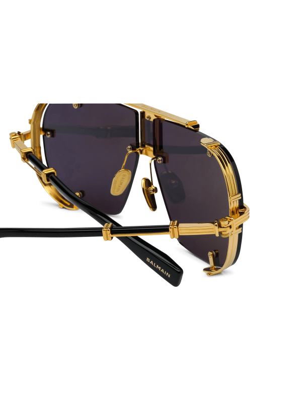 Balmain Paris Lunettes De Soleil Colonel Or - Femme