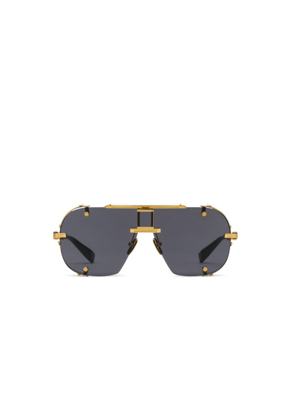balmain paris Lunettes de soleil Colonel or - Femme