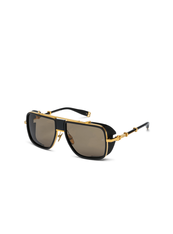 Balmain Paris Lunettes De Soleil O.R. Marron - Femme