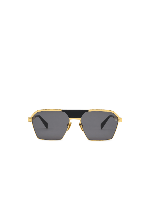balmain paris Lunettes de soleil Sergeant or - Femme