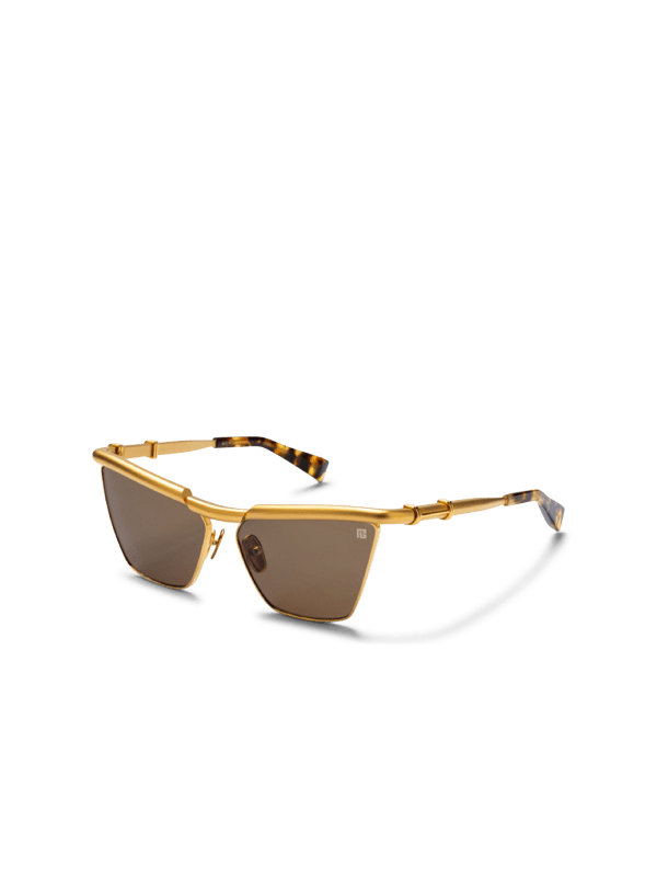 Balmain Paris Lunettes De Soleil Victoire Or - Femme