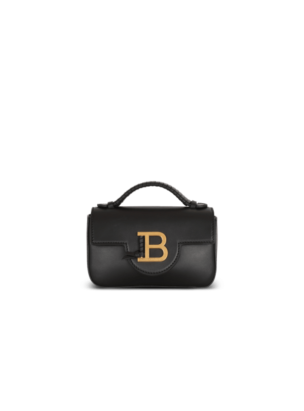 balmain paris Sac B-Buzz mini en cuir noir - Femme