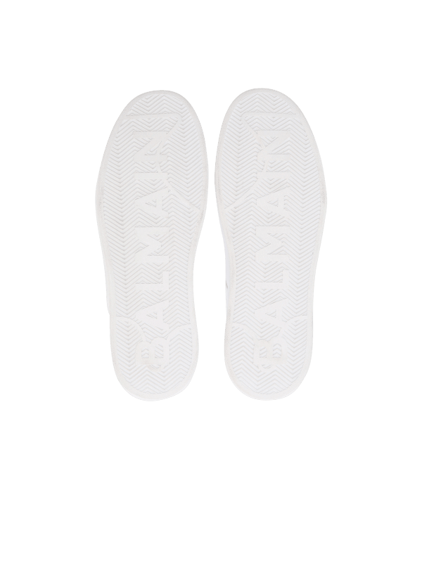 Balmain Paris Baskets B-Court En Cuir De Veau Noir - Femme