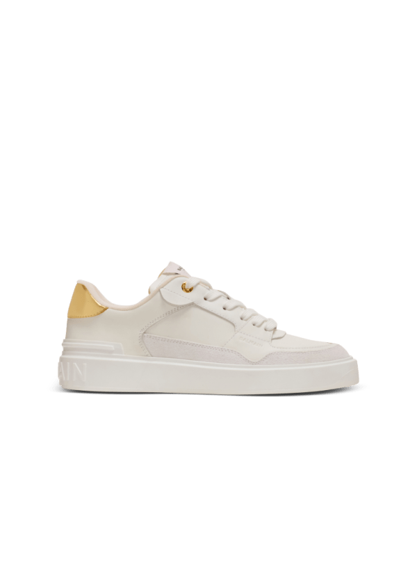 balmain paris Baskets B-Court Flip en cuir de veau blanc - Femme balmain paris Baskets B-Court Flip en cuir de veau blanc - Femme