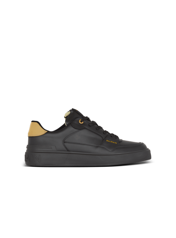 balmain paris Baskets B-Court Flip en cuir de veau noir - Homme balmain paris Baskets B-Court Flip en cuir de veau noir - Homme