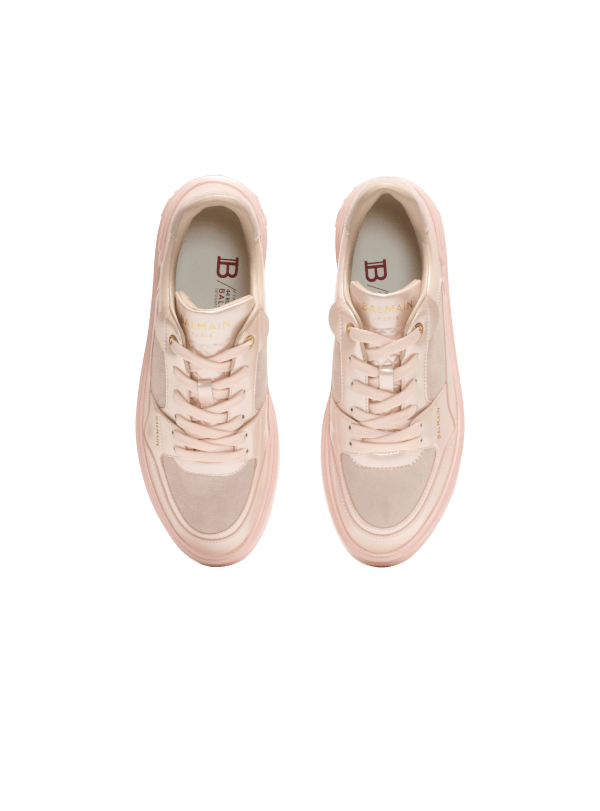 Balmain Paris Baskets B-Court Flip Irisées Rose - Femme