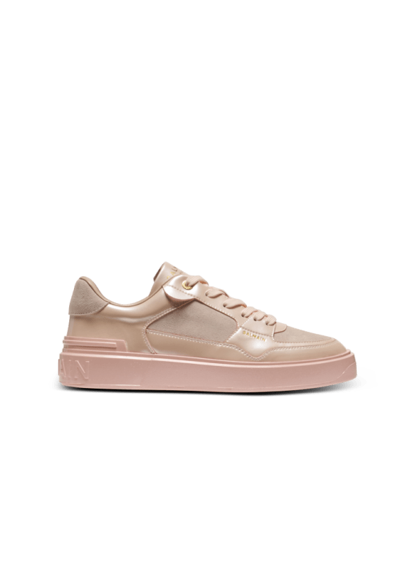 balmain paris Baskets B-Court Flip irisées rose - Femme balmain paris Baskets B-Court Flip irisées rose - Femme