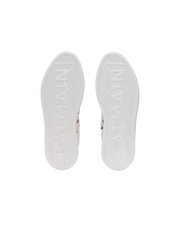 Balmain Paris Baskets B-Court High Top Imprimées Balmain Beauty Blanc - Femme