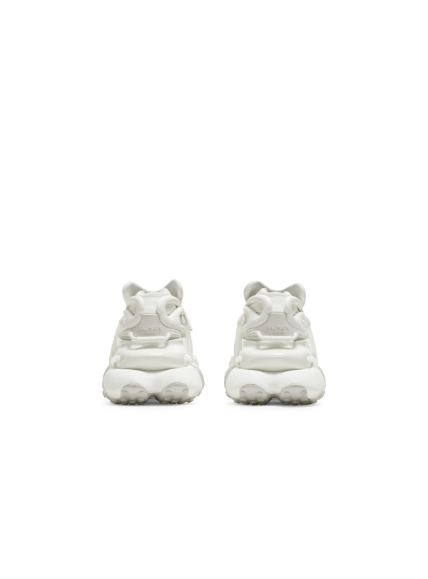 Balmain Paris Baskets Unicorn En Néoprène Et Cuir Blanc - Femme