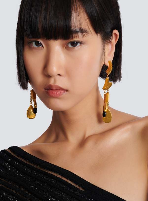 Balmain Paris Boucles D’oreilles Beauty à Charms Or - Femme