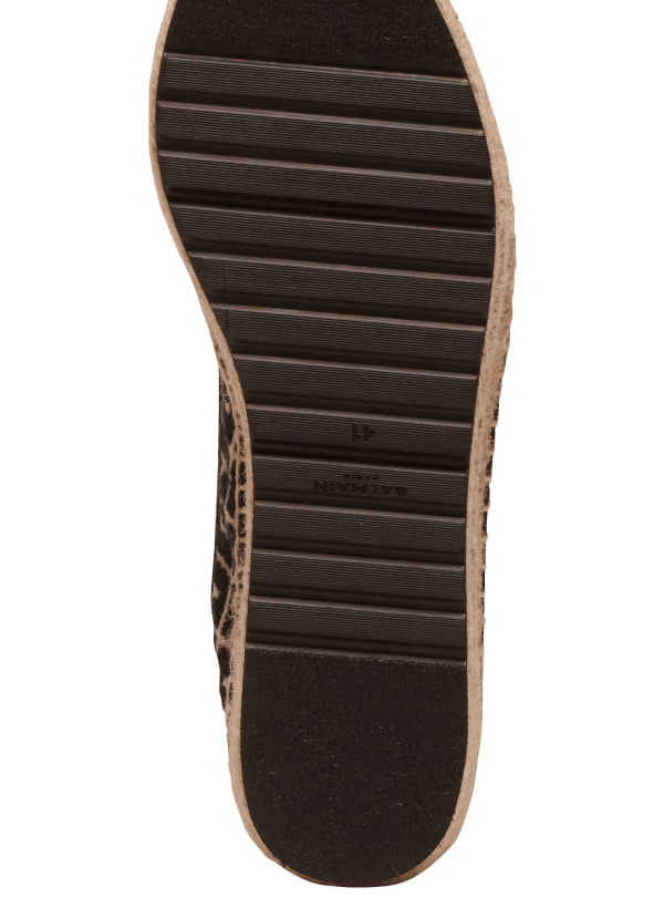 Balmain Paris Espadrille Alex En Toile à Monogramme PB Labyrinthe Noir - Femme