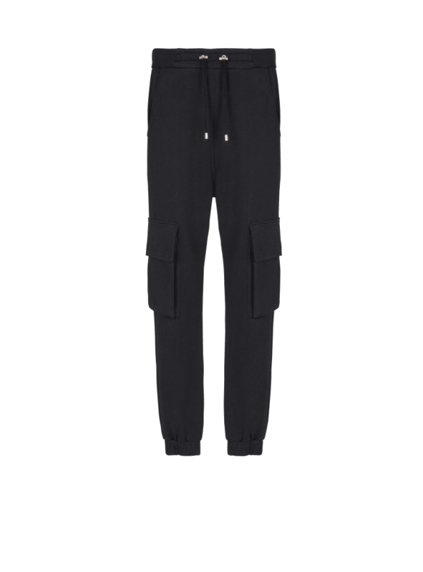 balmain paris Jogging cargo imprimé Balmain Paris noir - Homme