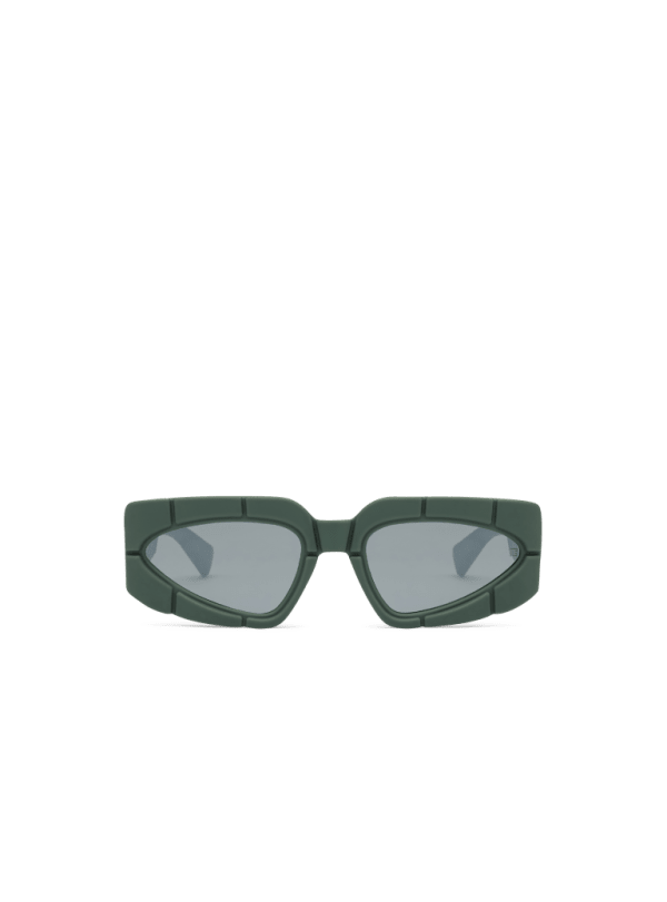 balmain paris Lunettes de soleil B-Spirit kaki - Femme