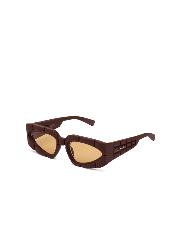 Balmain Paris Lunettes De Soleil B-Spirit Marron - Femme