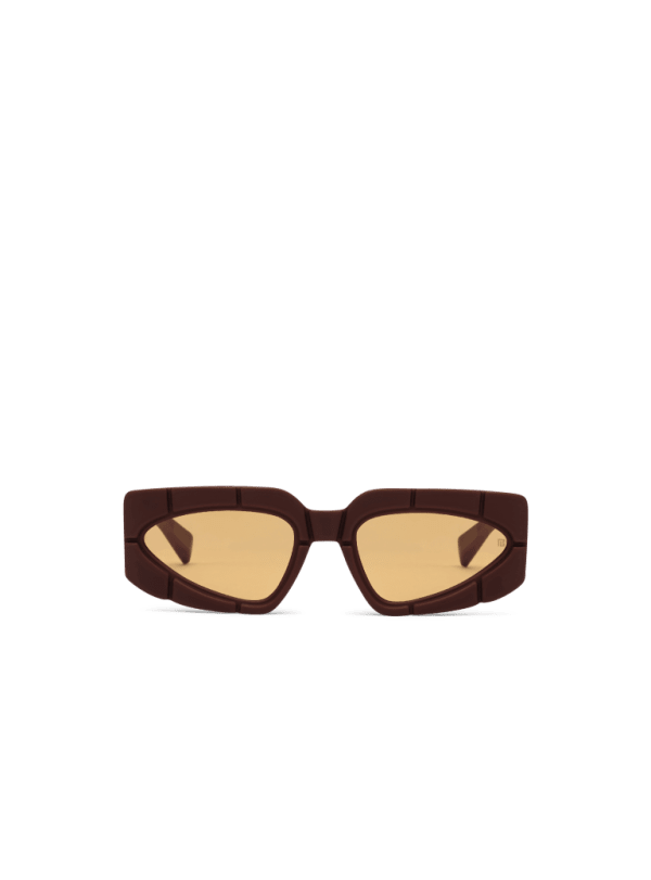 balmain paris Lunettes de soleil B-Spirit marron - Femme