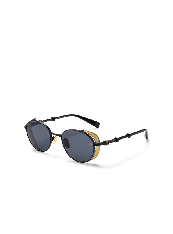Balmain Paris Lunettes De Soleil Brigade - I Noir - Femme