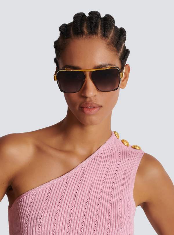 Balmain Paris Lunettes De Soleil Premier Noir - Femme