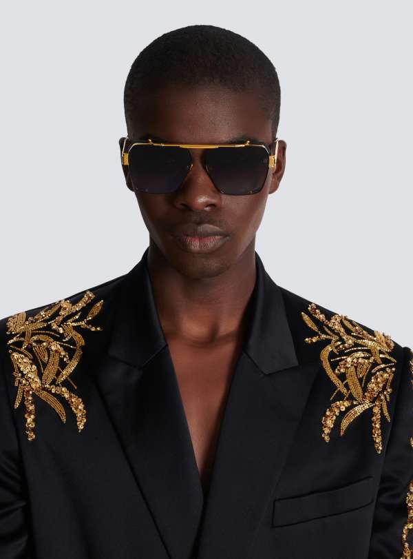 Balmain Paris Lunettes De Soleil Premier Noir - Femme