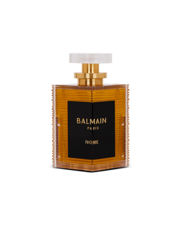 balmain paris Minaudière Parfum en résine et laiton orange - Femme