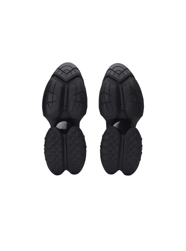 Balmain Paris Mocassins Unicorn En Cuir De Veau Strassé Noir - Homme